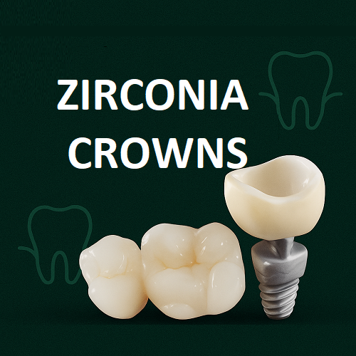 are zirconia crowns suitable for both front and back teeth