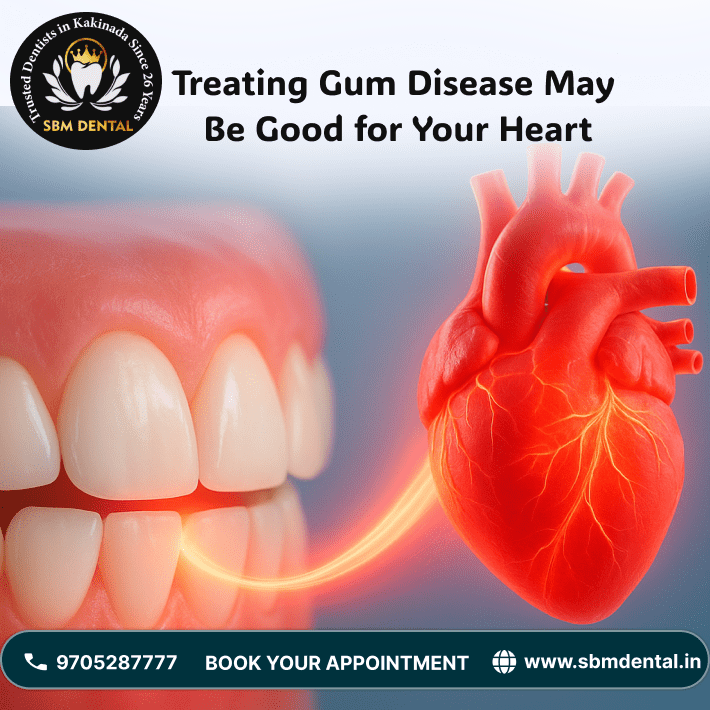 treating gum disease may be good for your heart