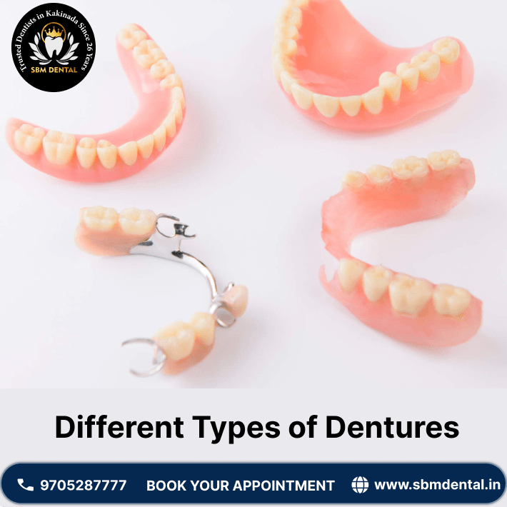 different types of dentures