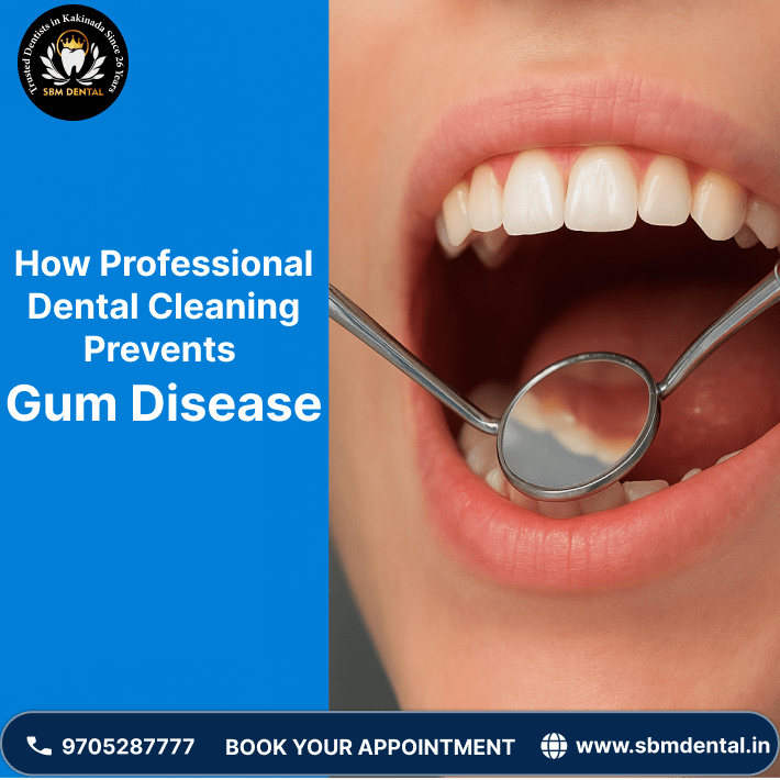 how professional dental cleaning prevents gum disease