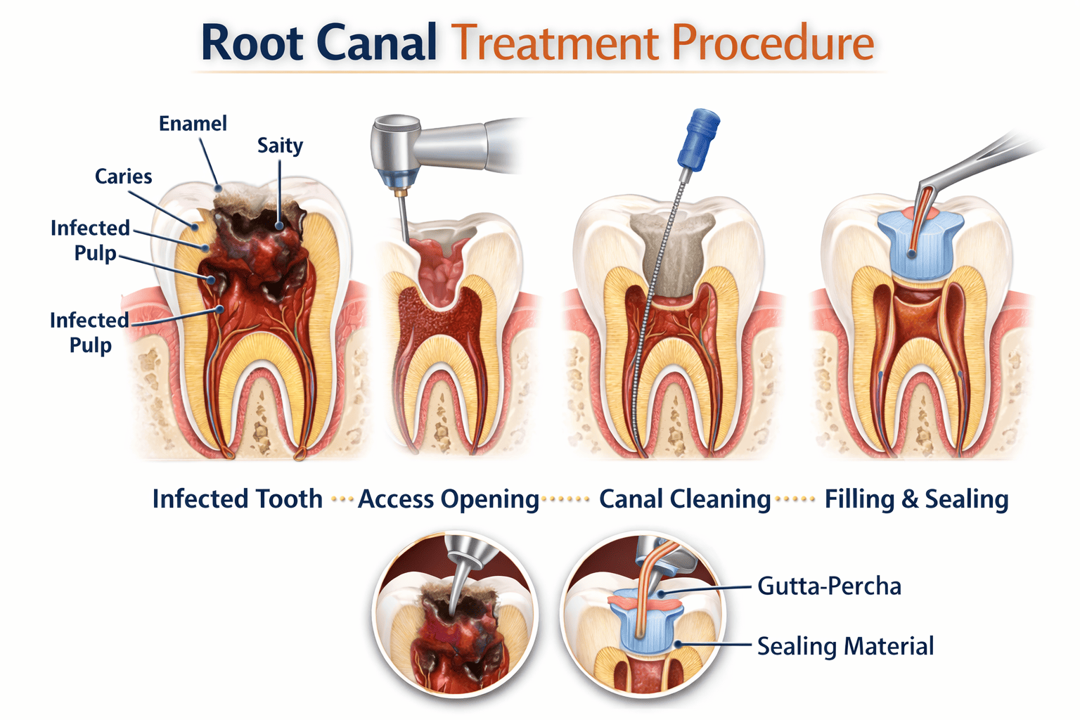 Root Canal Treatment Procedure