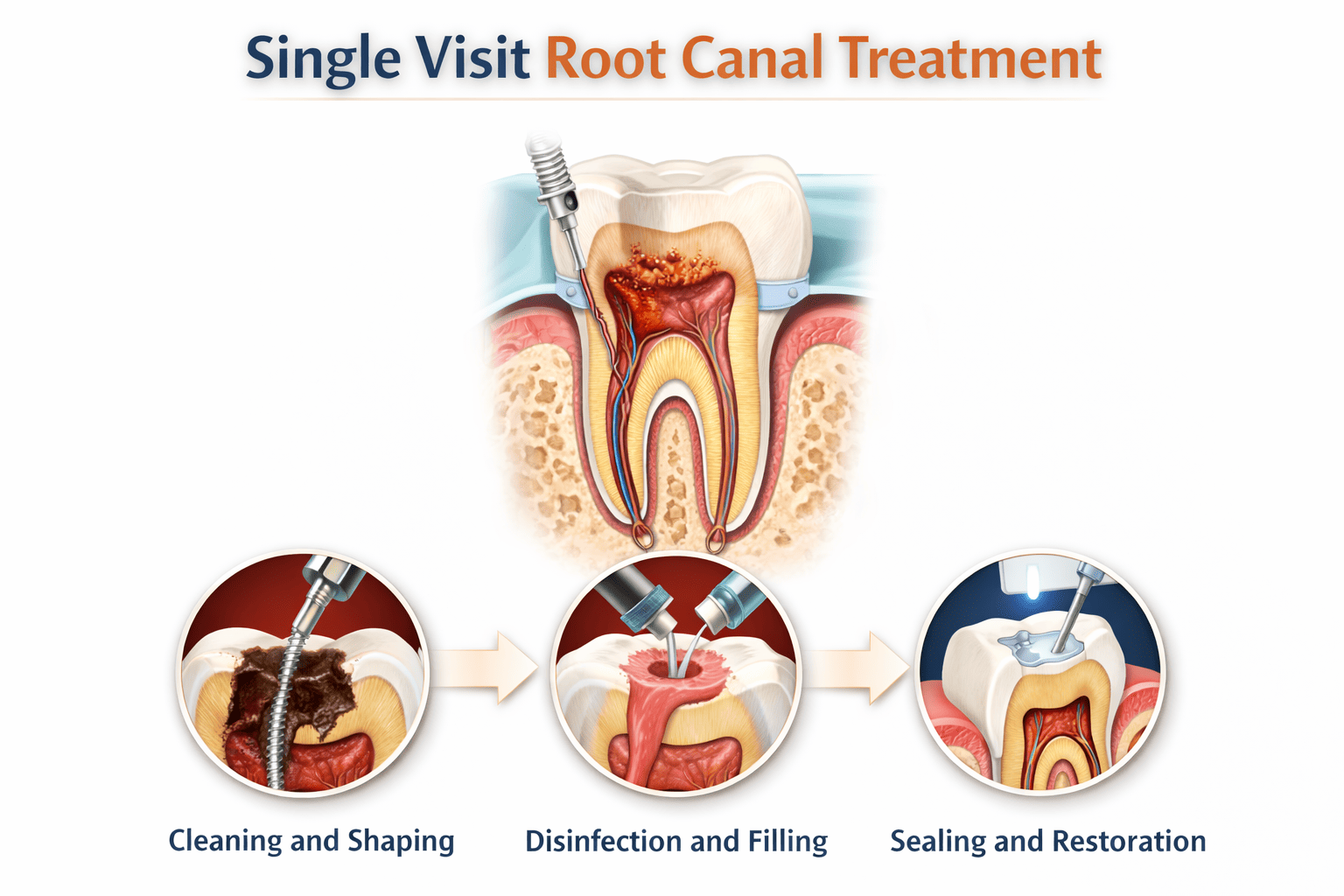 Single Visit Root Canal Treatment