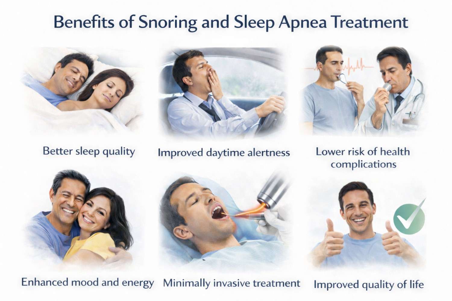 Benefits of Snoring and Sleep Apnea Treatment
