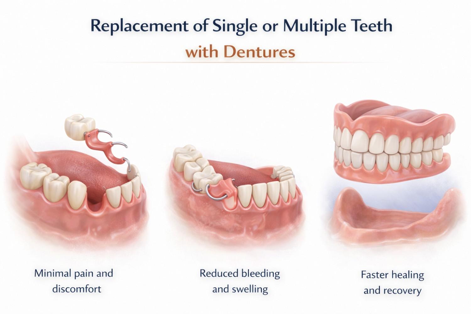 ReplacementofSingleorMultipleTeethwithDenture