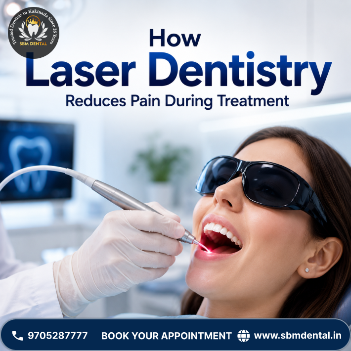 How Laser Dentistry Reduces Pain During Treatment