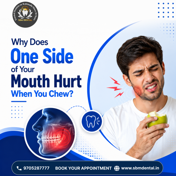 One-Sided Tooth Pain When Chewing: Causes & Relief